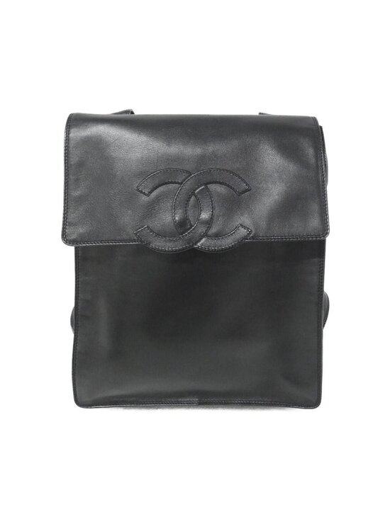 Chanel Vintage Backpack Black main image 6